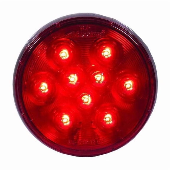 Maxxima Stop/Tail/Turn Light,Round,4-1/4" Dia. M42322R