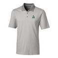 thumbnail image 2 of Men's Cutter & Buck Gray Marshall Thundering Herd Forge Tonal Stripe Stretch Polo, 2 of 3