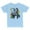 Light Blue, variant on TeesAndTankYou Skeleton Unicorn Toddler Kids T-Shirt 2T White