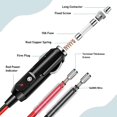 thumbnail image 2 of Adaptador macho para encendedor de cigarrillos de 12v/24v con cable de 30 cm Fusible de 16 Awg 10a para inversor de automóvil Barco (2 piezas) oso de fresa Hogar, 2 of 5