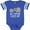 Football Blue and White, variant on Inktastic Papaw Grandpa Loves Me Boys or Girls Baby Bodysuit