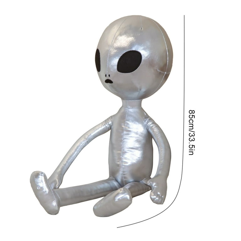 Cute Trend Cool PU Shiny Alien Doll Plush Toy Funny Doll Rag Doll
