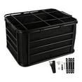 thumbnail image 3 of S SERENABLE Bike Rear Basket Container Bicycle Storage Basket for Shopping Travel Hiking 44cmx34cmx25cm, 3 of 9