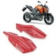 thumbnail image 5 of Protector de mano para motocicleta ABS de 7/8 pulgadas y 22mm, color rojo oscuro, apto para Honda, 5 of 5