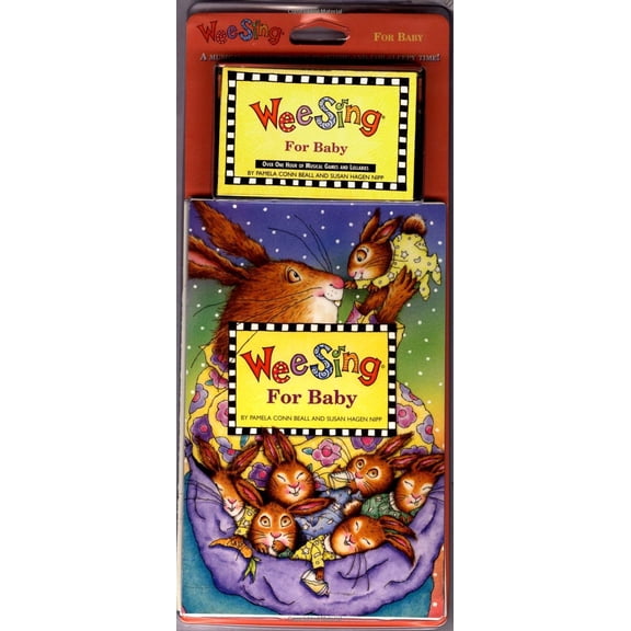 Pre-Owned Wee Sing for Baby Book and Cassette (Reissue) (Paperback) by Pamela Conn Beall, Susan Hagen Nipp