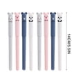 thumbnail image 3 of DAMAI 8pcs 0.35mm Erasable Gel Pens,Cute Kawaii Cartoon Cat Pig Bear Panda Animal Gel Ink Black Pen Ballpoint for Adult Writing Calligraphy Note Taking, 3 of 9