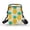 Pineapple Pattern, variant on HELLHERO Butterfly Notes Double Zipper Crossbody Small Bags Polyester for Men, Women
