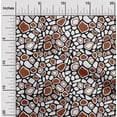 thumbnail image 1 of oneOone Cotton Poplin Rust Brown Fabric Giraffe Animal Skin Sewing Craft Projects Fabric Prints By Yard 56 Inch Wide, 1 of 4