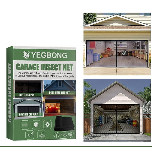 Garage Door Screen For 2 Car 13.1x6.5ft Garage Doors