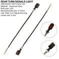 thumbnail image 2 of LED Rear Mini Turn Signal Indicator For Sportster Touring Dyna Black Amber, 2 of 10
