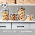 thumbnail image 3 of Oggi 5355 Clear Acrylic Canister with Spoon Set, 4 Piece, 3 of 5
