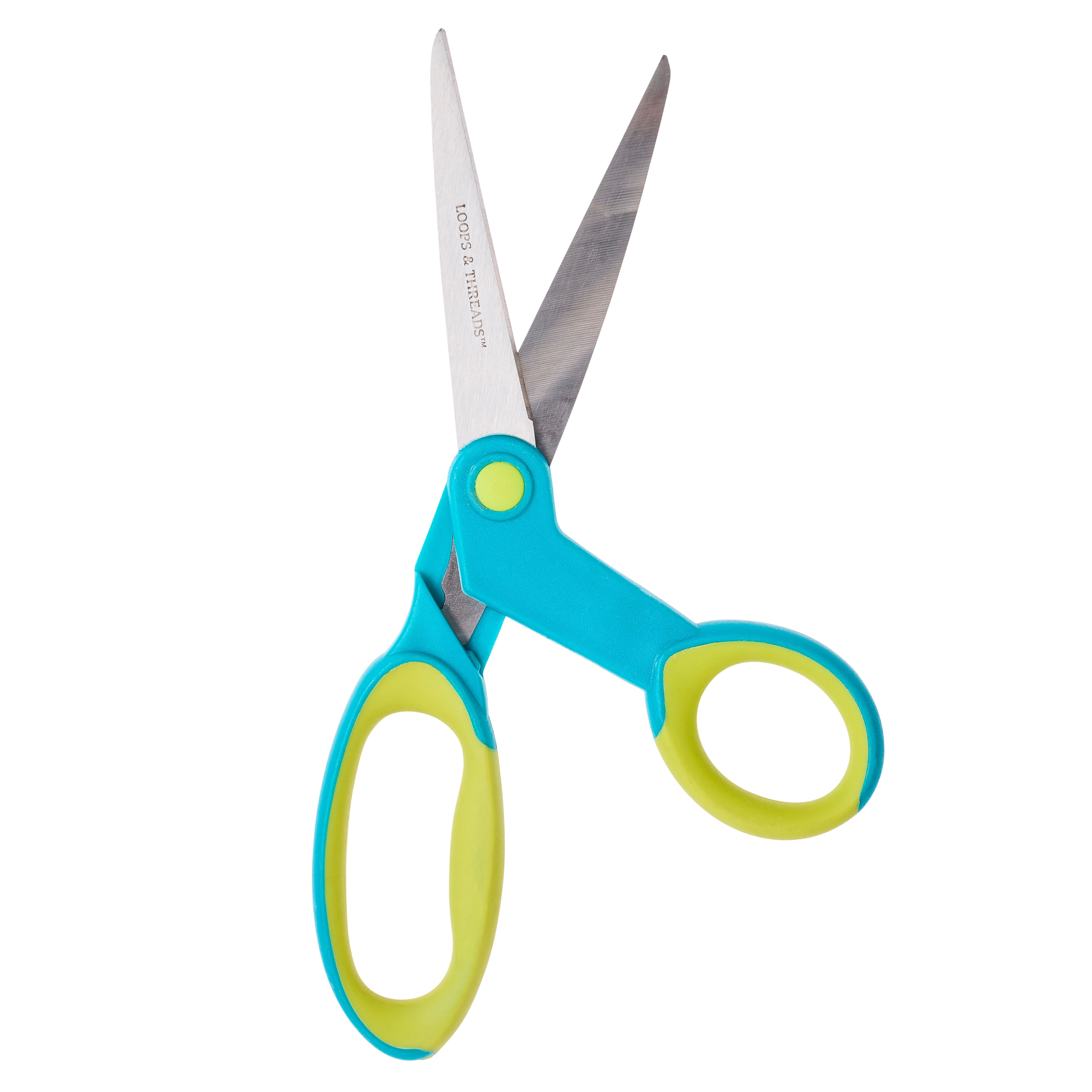 12 Pack: 8" Bent Scissors by Loops & Threads