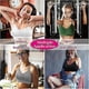 thumbnail image 5 of Padded Bralettes For Women, 6 Pcs Sports Bras For Women Pack, V Neck Cami Bando Bra, 5 of 5