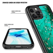 For iPhone 12 Pro Max Case, with Built-in Screen Protector, Nagebee Full-Body Protective Rugged Bumper Cover, Shockproof Durable Case (Plum)