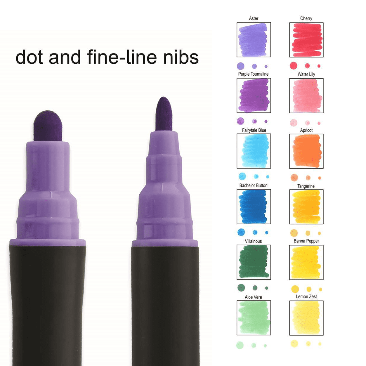 Leisure Arts Crafting Dot Art Card and Envelope 5x7 - 12piece Botancal with Markers