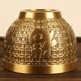 thumbnail image 2 of Brass Fu Bowl Folk Housewarming Gift Chinese Traditional Feng Shui Bowl Small, 2 of 7