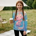 thumbnail image 5 of FUIALDOLG Kawaii Axolotl Toddler Boy Long Sleeve Shirts 2-Pack Boys Pullover T-Shirt Graphic Kids Soft Basic Tops for 11-12 Years, 5 of 6