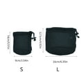 thumbnail image 3 of Black Nylon Mesh Bag Camping Pots Storage Bag Tableware Organizers Travel Stuff Sacks Drawstring Bag Outdoor Camp Supplies, 3 of 12