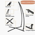 thumbnail image 3 of Arlopu Hammock Chair Stand with Swing Chair, Hanging Tree Tent with Steel Stand Combo Set, Play House Tree Tent with Steel Frame for Indoor Outdoor Use, 3 of 7