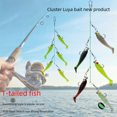 thumbnail image 2 of Cebo blando de simulación de grupo de peces adecuado para el kit de señuelos de pesca en el mar Señuelo de pesca de grupo de peces con cebo, 2 of 5