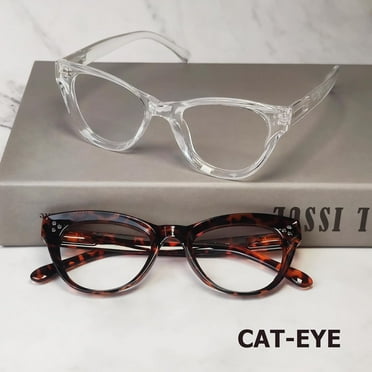 4-pack Cateye Design Reading Glasses Oversized Readers for Women Reading  3.00
