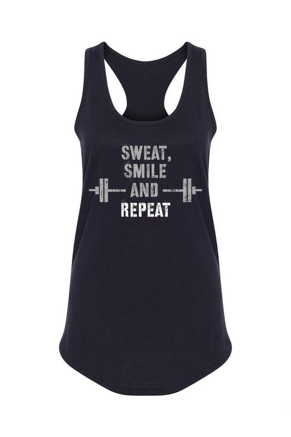 Sweat,smile,repeat Tank Women -Image by Shutterstock, Female Medium