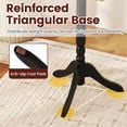 thumbnail image 5 of DRAZUNO Solid Rubber Wood Coat Rack with 3 Adjustable Heights and 11 Hooks for Hallway, 5 of 9