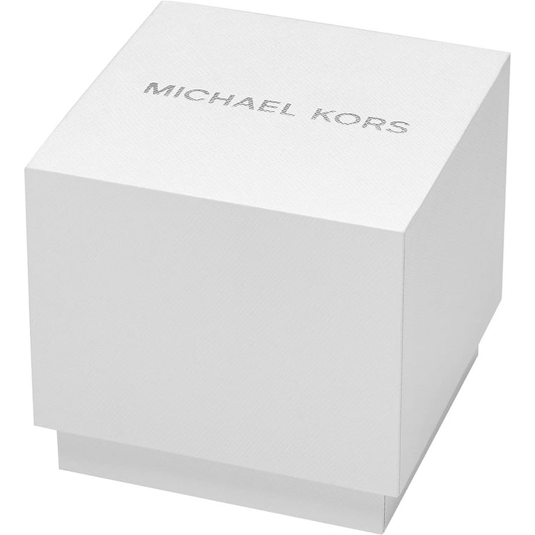 Michael Kors Slim Runway Chronograph Quartz Silver Pave Dial Men\'s Watch  MK8910