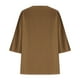 thumbnail image 5 of Vestidos Casuales Para Mujer, Blusas De Mujer De Moda Moda de verano para mujer, cuello en V, ocio, manga tres cuartos, color liso, 5 of 6