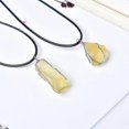 thumbnail image 5 of Natural Citrine Stone Crystal Necklace Raw Crystals Healing Stone Pendant Yellow Quartz For Men Women Mineral Jewelry For Gift, 5 of 5