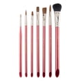thumbnail image 5 of (3 pack) Royal & Langnickel - Assorted Shape Brown Taklon Watercolor Art Brushes 7 Pieces, 5 of 9