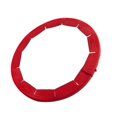 thumbnail image 3 of Bouclier Ajustable en Silicone pour Croûte à Tarte, Protecteurs de Tarte, Silicone de Qualité Alimentaire, Convient aux 8,5 Pouces - 11,5 Pouces (Rouge), 3 of 9