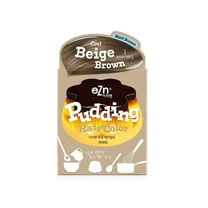 eZn Pudding Hair Dye Ammonia-Free Permanent Hair Color Cool Beige Brown Self Hair Dye DIY Kit Contain Keratin Made in Korea Beauty