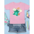 thumbnail image 3 of Happy Autumn Monster And Girl T-Shirt Juniors -Image by Shutterstock,  x-Small, 3 of 4