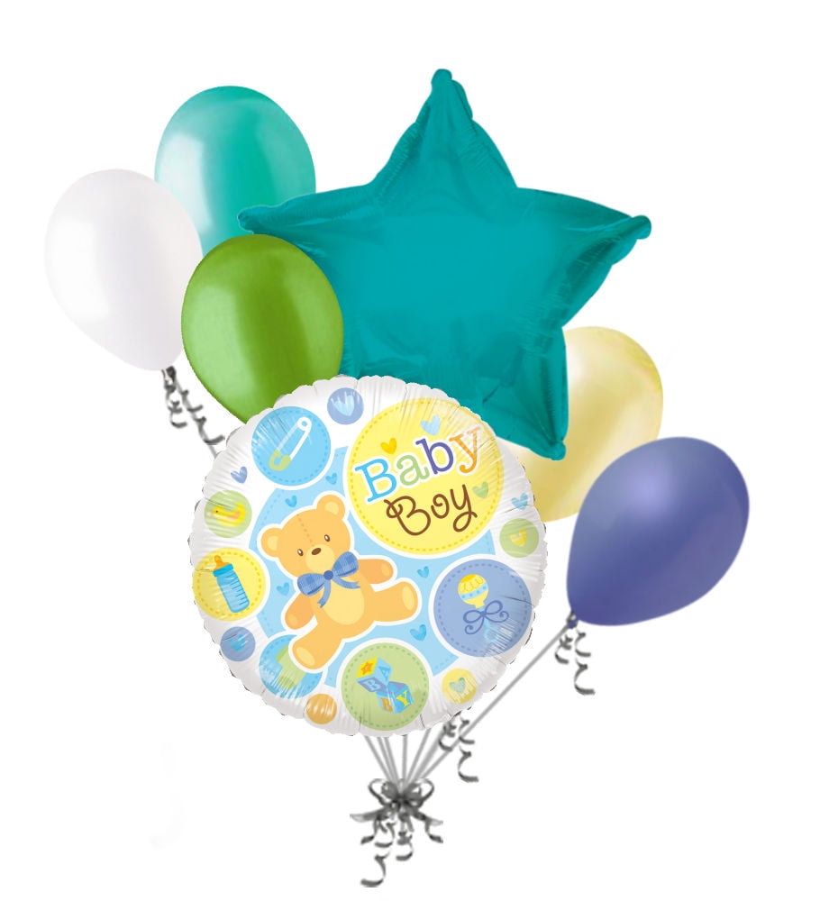 baby boy balloon arrangements