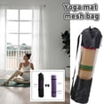 thumbnail image 2 of Convenience Black Yoga Backpack Yoga Mat Waterproof OFF -50% Mesh Backpack P5D0, 2 of 8