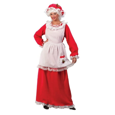 Womens Traditional Mrs. Claus Costume