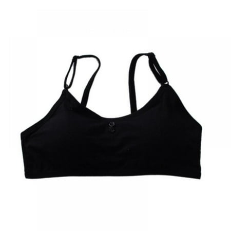 

8-16 T Teen Girls Sports Bra Big Girls Cotton Training Bralette Bra，1 Pack One Size:8-16 Years Old (Big Girl)