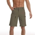 thumbnail image 5 of Vetsdori Dry Fit Shorts for Men Summer Cargo Short Pants Pocket,Workout Athletic Shorts Casual Breathable Mens Shorts Hombre,Size L, 5 of 8