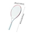 thumbnail image 2 of Beginner tennis racket suitable for tennis court, stadium, backyard tennis racket blue pink, 2 of 5