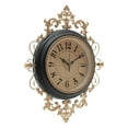 thumbnail image 4 of 16inch Large Wall Clock, Silent Vintage Decorative Brown Wall Clocks, 4 of 11