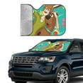 thumbnail image 6 of Scooby Doo Car Windshield Sunshades, Front Windshield Sun Shade, Hardened Sun Visor Shield Cover, Foldable Reflector For Car Truck Suv, Keeps Your Vehicle Cool, 6 of 8