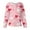 Pink, variant on Valentine Day Scrub Tops for Woman Button Down Short Sleeve Medical Scrubs V Neck Love Heart Print Plus Size Quick Dry Scrub Tops with Pockets Light Purple 5XL