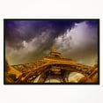 thumbnail image 2 of Designart - Tour Eiffel de Paris et Ciel Magnifique - Photographie Imprimée sur Toile Encadrée, 2 of 4