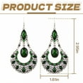 thumbnail image 3 of DESIGNICE Statement Earrings for Women,Metal Plated Hollowed-Out Ethnic Style Boho Earrings for Women,Dangle Earrings for Women for Women Fashion Jewelry Gift,Style4, 3 of 7