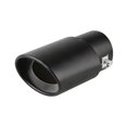 thumbnail image 1 of Car Tail Dual Outlet Stainless Steel Exhaust Tip Bevel Rolled Edge Auto Muffler Modified Universal Car Exterior Supplies~11790, 1 of 1