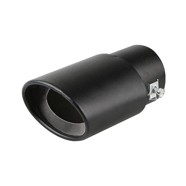 Car Tail Dual Outlet Stainless Steel Exhaust Tip Bevel Rolled Edge Auto Muffler Modified Universal Car Exterior Supplies~11790