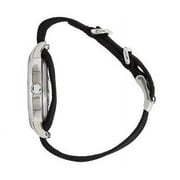 Timex Unisex Weekender Black/Silver 38mm Casual Watch, Fabric Slip-Thru Strap