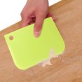 thumbnail image 4 of Kit de raspador para tazón de masa, raspadores de plástico multiusos para pasteles, raspadores de dientes rectos y curvos, 4 of 7