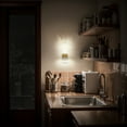 thumbnail image 5 of YANSUN 4.8 in 1-Watt Acrylic Square Column Plug-in LED Night Light with Sliding Dimmer, White Light 5000K, Black & Copper, 2-Pack, 5 of 7